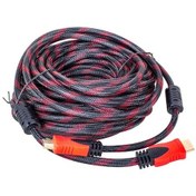 Resim 15 Metre Ip Örgülü Altın Uçlu Hdmi Kablo 15 Metre Hdmi Kablo 