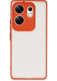 Resim İnfinix Zero 30 4g Kılıf Montreal Silikon Kapak - Kırmızı Çok Renkli 