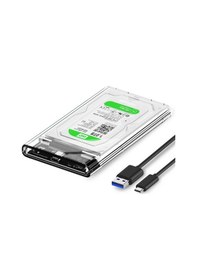Resim Qgeem Qg-st05 2.5 İnç Sata Harddisk Veri Aktarım Kutusu Siyah 