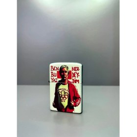 Resim Doğan Hediyelik Zippo Model Lazer Baskı Benzinli Metal Çakmak 