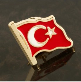 Resim Depomıx Ay Yıldız Yaka Rozet-gri Çok Renkli 