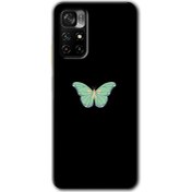 Resim Bera Aksesuar Poco M4 Pro 5g Kılıf Hd Desen Baskılı Arka Kapak - Butterfly Tree 