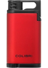 Resim Colibri Belmont Tek Torch Pürmüz Kırmızı - Siyah Puro Çakmağı 