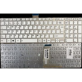 Resim Toshıba L50-A Uyumlu Beyaz Türkçe Notebook Klavye (OEM) 