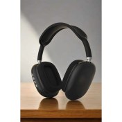 Resim Techno Stock P9 Plus Kulaklık Siyah Bluetooth Bağlantılı Kulak Üstü Kablosuz Anc Özelliği 