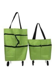 Resim Eco Lounge Katlanabilir Tekerlekli Çantalı Çarşı Pazar Arabası Alışveriş Çantası Piknik Çantası 