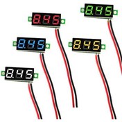 Resim Mini Voltaj Göstergesi Mavi 2.5V - 30V Voltmetre 
