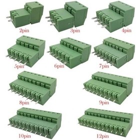 Resim 9 Pin 3.81mm Geçmeli 90c Takım Klemens 