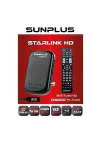 Resim Sunplus STARLINK HD UYDU ALICISI FULL HD 1080P TV & UYDU TEK KUMANDA 