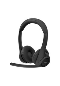 Resim Logitech Zone 300 Gürültü Önleyici Mikrofonlu Kablosuz Bluetooth Kulaklık - Siyah 