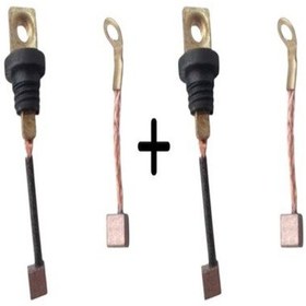 Resim Scooter 50-80 Uyumlu Marş Kömürü Set - 2 Adet Bakır 