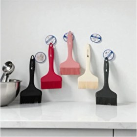 Resim Ivory Jumbo Yumurta Fırçası Silikon Malzeme ile Bulaşık Makinesinde Yıkanabilir 230° Isıya Dayanıklı 