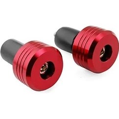 Resim Difa Motosiklet Gidon Topuzu Kırmızı 