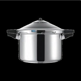 Resim Kuhn Rikon 3018 Duromatic 8 L Inox 24 CMDüdüklü Tencere Gümüş 