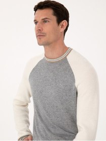 Resim Cacharel Açık Gri Slim Fit Kazak 