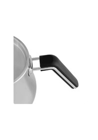Resim Nehir Luna Midi Büyük Boy Paslanmaz Çelik 0.75-1.50 Litre Çaydanlık Takımı 