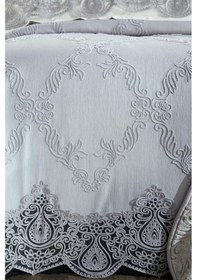 Resim Çeyiz Diyarı Sahra 10 Parça Battaniyeli Çeyiz Seti Gri Gri 