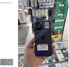 Resim Apple iPhone 14 Pro Max İkinci El YD | 128 GB | Mor 