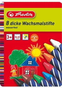 Resim Herlitz 10 Li Pastel Mum Boya 10206712 