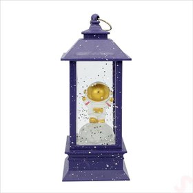 Resim SüSLe Bebek ve Parti Uçuşan Simli,12,5cm x 5cm Led Işıklı Astronot Fener Küre - C 