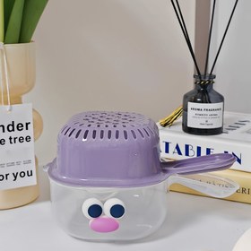 Resim Duckbill Sütunlu Süzgeç ve Elek 2'si 1 Arada Mutfak Sepeti – Çift Katmanlı Drenaj Sistemi Meyveler ve Sebzeler için, BPA İçermeyen Plastik, Ergonomik Tutamak, Temizlemesi Kolay 