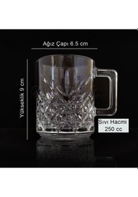 Resim Paşabahçe 2'li Timeless 55462 Kulplu Çay Ve Nescafe Fincanı Kupası 