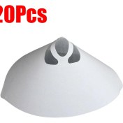 Resim Xiyu Shop 20 Adet Tarzı Aint Filtre Kağıdı Arındırıcı Süzme Fincan Huni Tek Kullanımlık Kağıt Mesh Boya Filte Mesh Konik Naylon Mikron Kağıt (Yurt Dışından) 