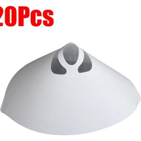 Resim Xiyu Shop 20 Adet Tarzı Aint Filtre Kağıdı Arındırıcı Süzme Fincan Huni Tek Kullanımlık Kağıt Mesh Boya Filte Mesh Konik Naylon Mikron Kağıt (Yurt Dışından) 