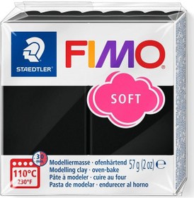Resim Staedtler Fimo Soft Polimer Kil 9 Black Siyah 