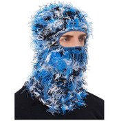 Resim Sıkıntılı Balaclava Kayak Maskesi, Shiesty Yeat Airsoft Erkekler/kadınlar İçin Özel Kamufla Örme Maskesi İblis İblis 