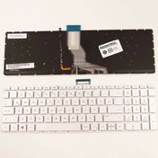 Resim HP 15-BC Notebook Klavye Gri Işıklı (K.Enter) (Uzun Flex) (Oval Yön) 