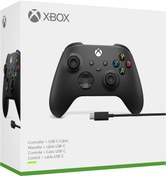 Resim Xbox One X - S Series 9.Nesil Controller Kablosuz Kol +Type-C Usb Microsoft