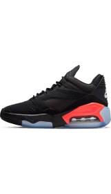 Resim Nike Air Jordan Point Lone Leather Basketball Shoes Black Hakiki Deri Basketbol Ayakkabısı Siyah 