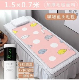 Resim 1.5x0.7 W9 T12 Abd Plug Elektrikli Battaniye Sıcak Masaj Masası Güzellik Salonu Yatağı Güvenlik Kurutucu Kanepe 1akqm3 Çok Renkli 