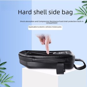 Resim Karbon Fiber Yan Sert Kabuklu Çanta - Sol Ve Sağ Bir Çift Saklama Çantası, Evrensel 