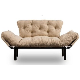 Resim Pafu Nitta İkili Kanepe Krem 