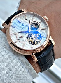 Resim Tı-597b Tıger Otomatik Çelik Erkek Saati Rose Gold 