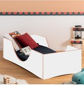 Resim Montessori Yatak Bebek ve Çocuk Karyola Rustik 