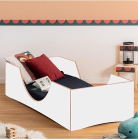 Resim Montessori Yatak Bebek ve Çocuk Karyola Rustik 