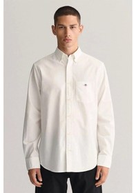 Resim Gant Erkek Beyaz Regular Fit Gömlek-14808 