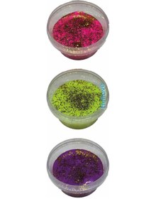 Resim Hellove Slime Simli 3 Renk Kaliteli Ele Yapışmayan Pofuduk Yumuşacık Slime 