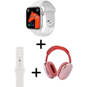 Resim Özbience Akıllı Saat ve Kulaklık Ikili Paket, Kordon Hediyeli, Şık ve Fonksiyonel 