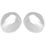 Resim Crackedice 1 Çift Araba Far Kabuğu Abajur Şeffaf Mercek Kapağı Chery İçin 