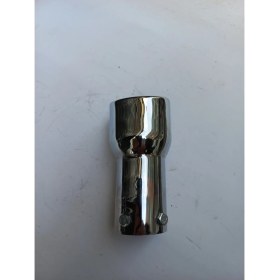 Resim 5.1 Cm. Antipas Iç Kaplamalı Önü Kesik Yuvarlak Rüzgar Sesli Sök/tak Vidalı Nikelaj Egzoz Eksoz Ucu 