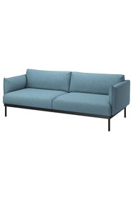 Resim IKEA 3'lü kanepe, gunnared açık mavi 