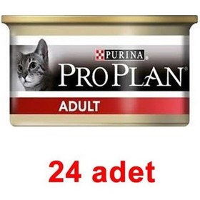 Resim Purina Pro Plan Adult Tavuklu Yetişkin Kedi Konservesi 24 x 85 G 