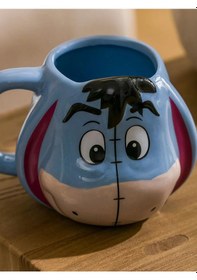 Resim Lcw Home Açık Mavi Winnie The Pooh Karakterli Baskılı Seramik Kupa 520 Ml 