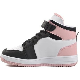 Resim Cool Haykat Cırtlı Basketbol Çocuk Spor Ayakkabı Siyah - Pudra 