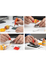 Resim 31 Parça Saatçi Ve Telefoncu Onarım Tornavida Seti Hassas Tornavida Seti 