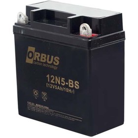Resim ORBUS 12V 5AH Elektrikli Karbon Bisiklet Aküsü 12N5-BS 